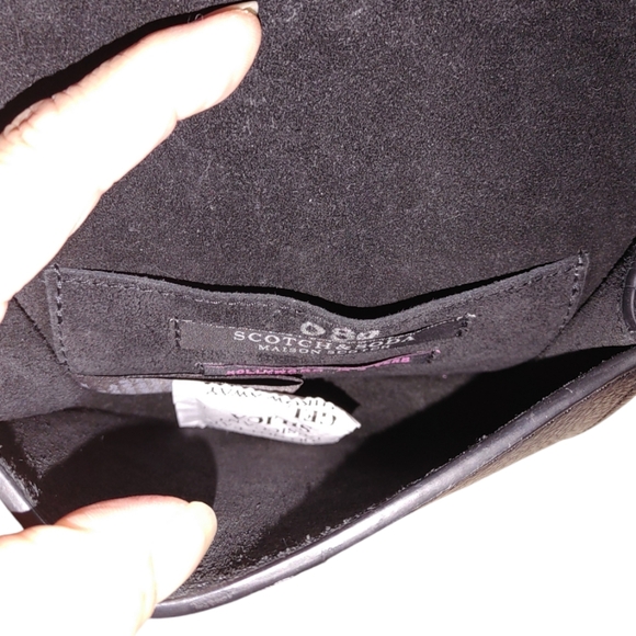 Scotch & Soda Maison Scotch Leather Heart Studded Belt Bag - Picture 6 of 16